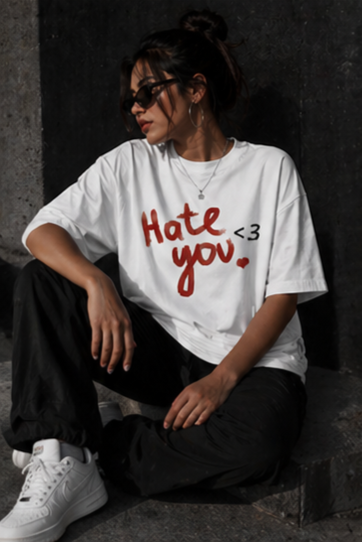 Hate You <3 Oversized T-Shirt