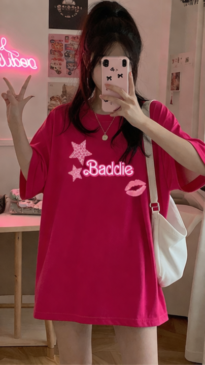 Baddie Oversized Tee  Bold & Confident Vibe