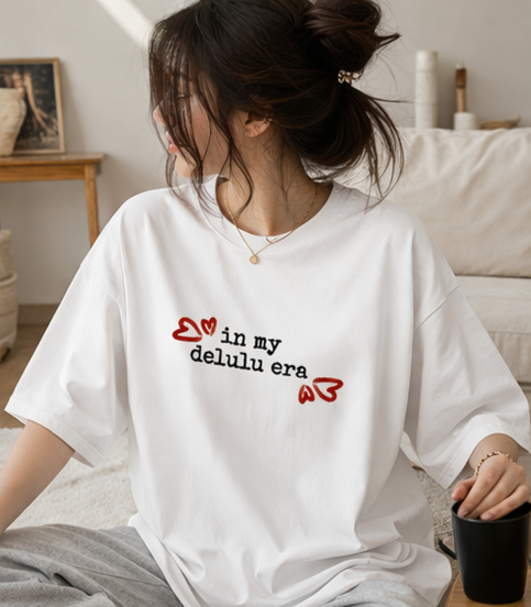 In My Delulu Era  Oversized T-Shirt