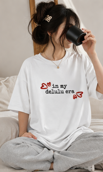 In My Delulu Era  Oversized T-Shirt