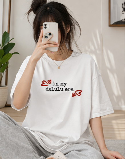 In My Delulu Era  Oversized T-Shirt