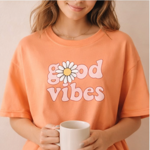 Good Vibe Oversized T shirt