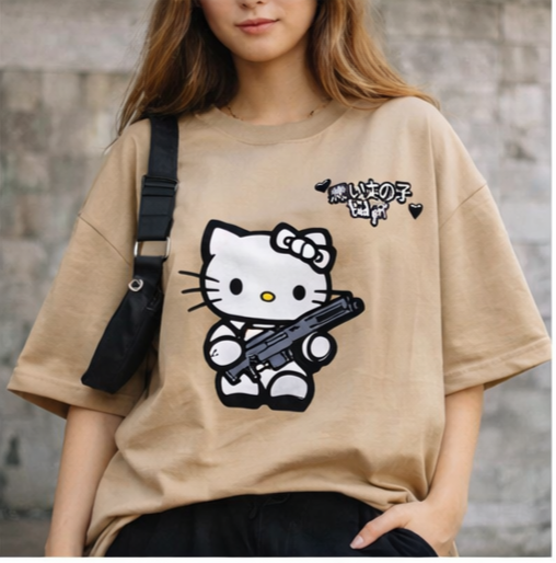 Bad Girl Oversized T-Shirt | Cute x Edgy Aesthetic Tee