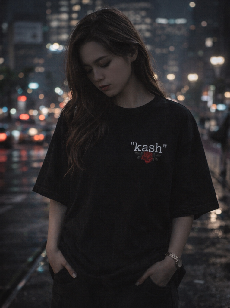 KASH Oversized Tee  Soft Pain