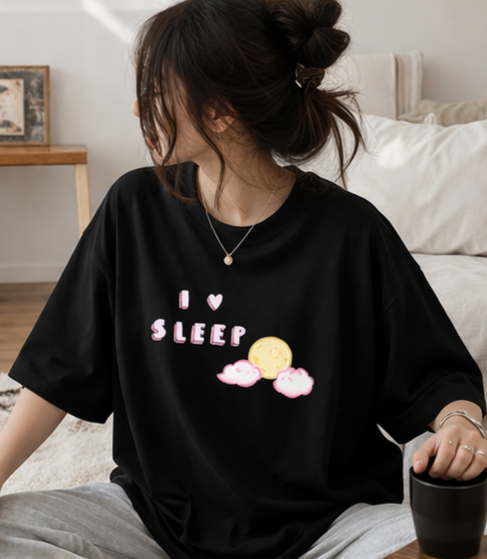I Love Sleep  Oversized T-Shirt