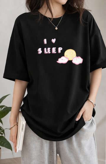 I Love Sleep  Oversized T-Shirt