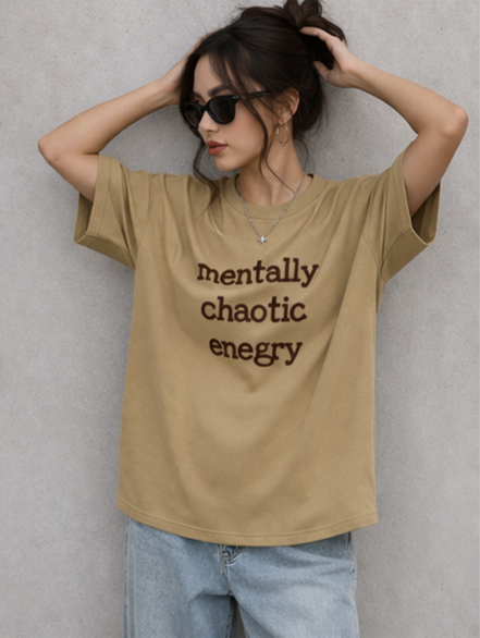 Mentally Chaotic Energy Oversized T-Shirt