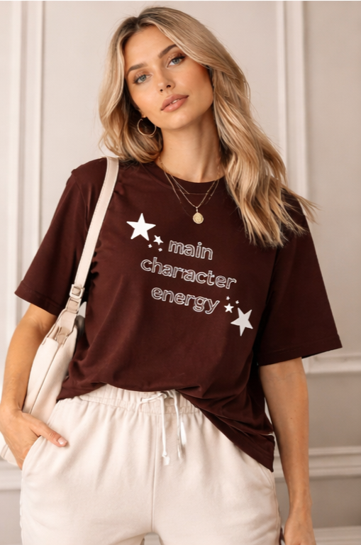 Main Character Energy Oversized T-Shirt