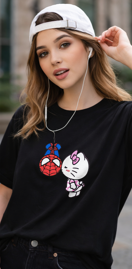 Web Hero Oversized Tee  Street Style Drop