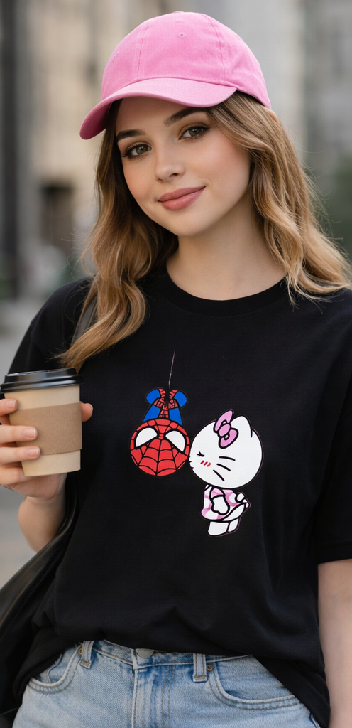 Web Hero Oversized Tee  Street Style Drop